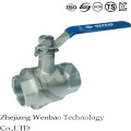 ISO 2PC Casting Stainless Steel High Platform Ball Valve